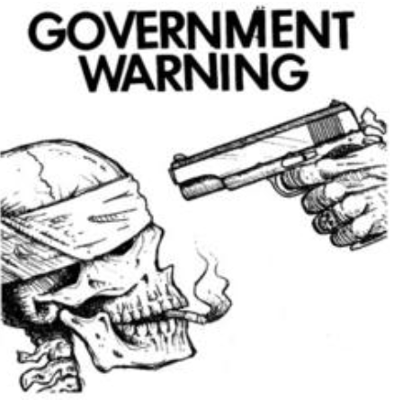 GOVERNMENT WARNING - Patch